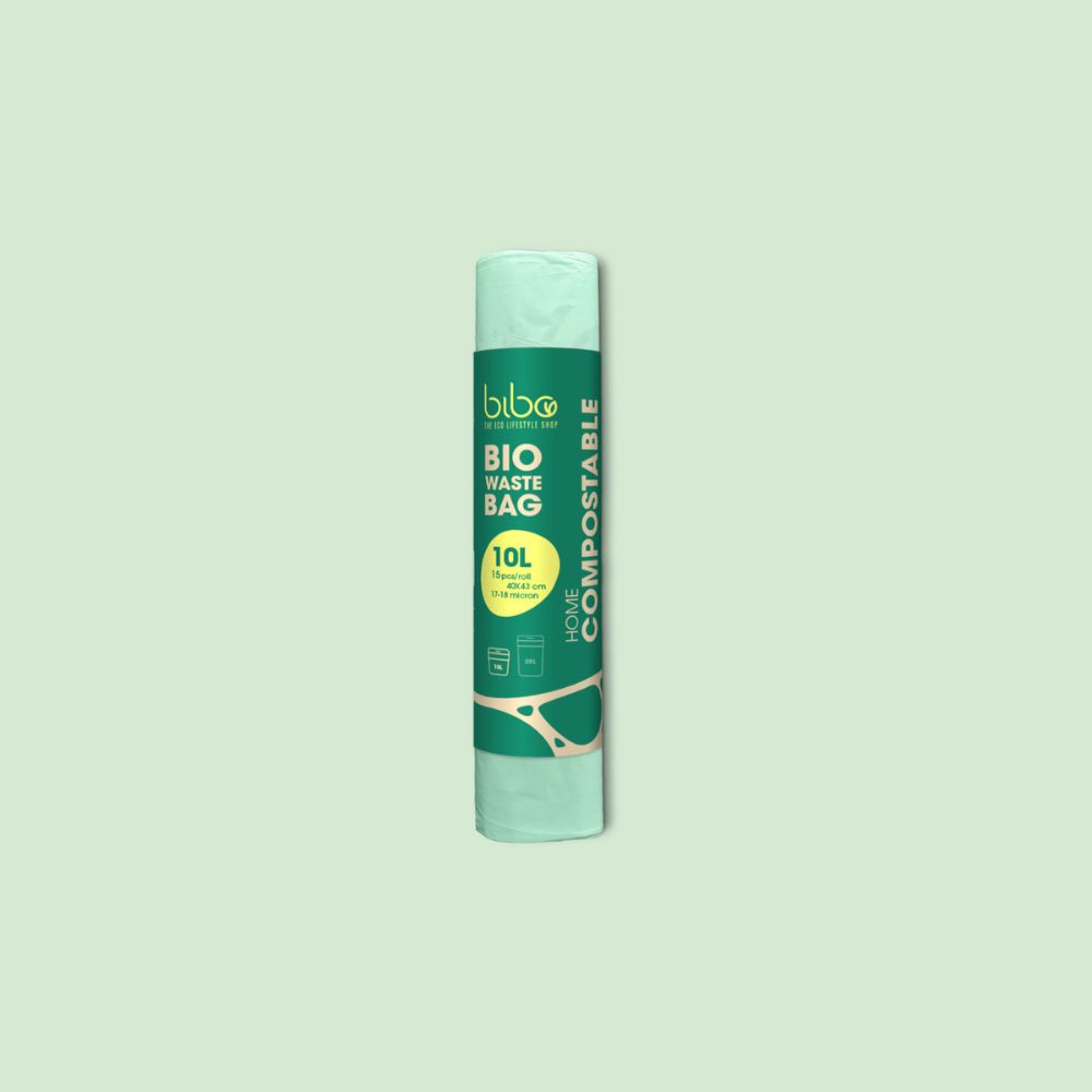 Bibo - bio hulladékgyűjtő zsák, 10l - 15 darab / roll