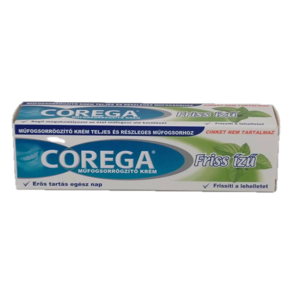 Corega műfogsor rögzítő krém friss ízű 40 ml