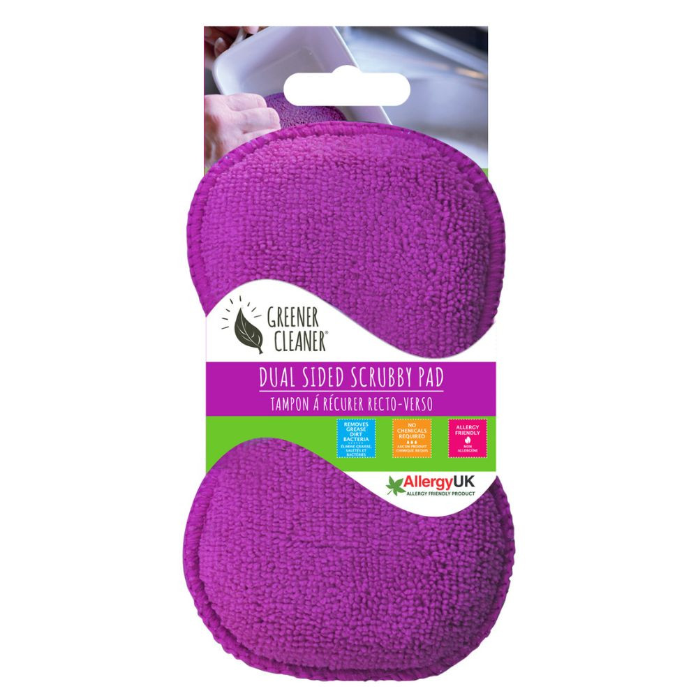 EcoHome - Két oldalú súrolópárna - 1db (lila és ezüst)